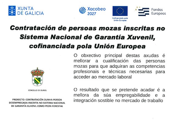 Contratación programa Garantía Xuvenil 2026 da Xunta de Galicia